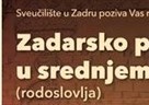Predstavljanje knjige Zadarsko plemstvo u srednjem vijeku (rodoslovlja)!