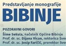 Predstavljanje monografije "Bibinje"!