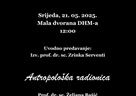 Poziv na antropološku radionicu